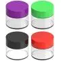 Stalwart 75-0268 12 Piece Storage Jars with Colored Lids, 20ml, Clear Stalwart 75-0268 12 Piece Storage Jars with Colored Lids, 20ml, Clear