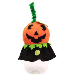 SuperCS Halloween Reusable Transparent Candy Jar Kids Portable Doll Decoration Storage Cans