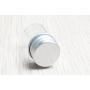3PCS Clear Glass Empty Essential Oil Tube Cosmetics Creams Storage Liquid Sample Bottle Jar Travel Container With Aluminum Screw Lid Wishing Container (50ML/1.7oz)