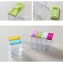 6er Set Transparent Küchen Gewürz Flaschen Aufbewahrungsbox Salz Pfeffer Glasbehälter