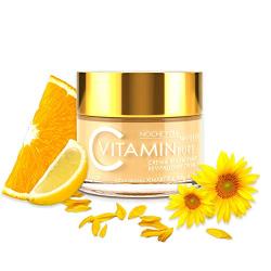 Noche Y Dia Vitamin C Cream - Daily Anti Aging Cream - Anti Wrinkle Moisturizer for Face & Neck - Reduce Appearance of Wrinkles, Fine Lines & Acne - Collagen Booster - SPF 10 - 2.04 oz