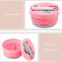 Thermos Food Jar Thermos Stainless Food Flask For Kids 460ml,Leakproof Vacuum Insulated Food Containers Lunch Box With Folding Spoon (Color : Pink)