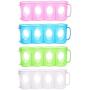 Tzichi - Bottles,Jars & Boxes - Beer Can Storage Holder Organization Fridge Rack Plastic Space Color Random Delivery 27.5 7 10cm - Jars Boxes Bottles Jars Boxes Japan Kitchen Beer Fridge Holder Rack S