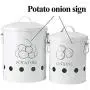 Boîtes de Rangement Cuisine 2 Pièces pour Pommes de Terre, Oignons, Bac de Conservation Métal Respirant, Conteneur pour Bouteilles et Pots. Boîtes de Rangement Cuisine 2 Pièces pour Pommes de Terre, Oignons, Bac de Conservation Métal Respirant, Conteneur pour Bouteilles et Pots.