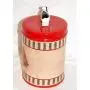 Neuer 8,5 Zoll Keramik-Muh-Hut-Behälter im Strohhutstil, Vintage-Speicherbehälter, Lagerbehälter, Jar Holder