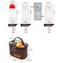 Ace Hunter 6Pcs Portable Outdoor Spice-Jars Organizer Containers Set Kitchen Utensil Storage with Storage Bag for BBQ, Camping, Hiking