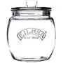 Glasbehälter von Kilner, Universal-Aufbewahrungskaraffe, robust, vielseitig einsetzbar, mit luftdichter, push-top-Brosche, 800 ml