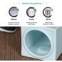Food Storage Containers with Lids Airtight Bpa Free Large, Ceramic Pottery Cereal Containers Canister Cookie Jar for Kitchen Pantry Organization Candy Bulk, 500mL (Color : Blue)