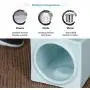 Food Storage Containers with Lids Airtight Bpa Free Large, Ceramic Pottery Cereal Containers Canister Cookie Jar for Kitchen Pantry Organization Candy Bulk, 500mL (Color : Blue)