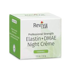 Reviva Labs Night Cream, Elastin & DMAE, 1.5 Ounce