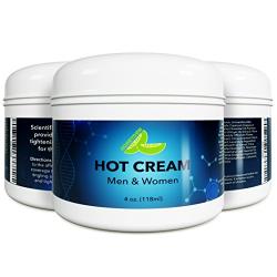 Natural Skin Moisturizer Cellulite Treatment - Anti Aging Skin Care For Women + Men - Body Massage Hot Cream For Butt Thighs + Stomach - Slimming Firming Lotion With Rosemary + Lavender Essential Oil