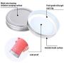 20 Packs Jar Lids Regular Mouth Canning Jar Lid Leak Proof Sealing Storage Caps (Silver)