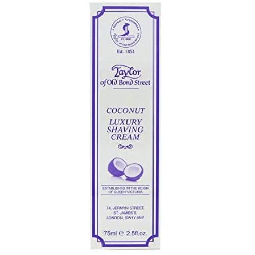 Taylor of Old Bond Street Coconut Luxury Shaving Cream Tube 75ml