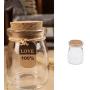 Mini Round Glass Favor Storage Jars Bottle Containers suit for Home Kitchen Candy Pudding Storaged Wedding Parties Decoration