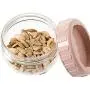 Food storage sets Plastic Transparent Sealed Jars Cans Melon Seed Nuts Grain Bowls Candy Snack Dry Fruit Storage Boxes Container,Pink Storage Boxes Food storage sets Plastic Transparent Sealed Jars Cans Melon Seed Nuts Grain Bowls Candy Snack Dry Fruit Storage Boxes Container,Pink Storage Boxes