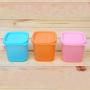 1 PC Mini 230ML Crisper Spice Sauce Seasoning Box Condiments Pepper Jar Plastic Food Storage Container Kitchen Gadhets,Orange