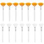 14 Pieces Fan Mask Brushes Facial Mask Applicator Brush Soft Fan Brushes Acid Applicator Brush Cosmetic Makeup Applicator Tools for Mud Mask Cream