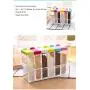 Gewürzsatz Set 6Pcs/Set Küchengewürz Lagergläser Transparente Salz Pfeffer Kreuzkümmel Pulver Box Werkzeuge Drop Ship