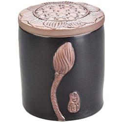 Goddness Bar Japanese-Style Storage Pots Tea Coffee Canisters Ceramic Jars(Style 14)