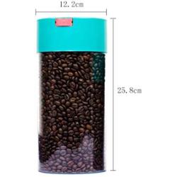 Coffee Beans Sealed Cans Kitchen Food Storage Storage Tank Sealed Jar Coffee Bean Sealed Can For Food Storage Tank Cookie Candy Sugar Spice Nuts Cereal Kitchen Storage (Color : One color, Size : L)