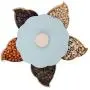 JUSTDOLIFE Creative 5-Section Rotary Flower Nut Serving Tray Candy Plate – Serviceteller mit Blume-Design für Süßigkeiten und Snacks