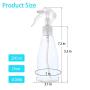 XiongXinLive Spray Bottle 200ml/6.8oz 2pcs PET Plastic Spray Bottle Fine Mist Spray Bottle PP Empty Spray For Alcohol Water Perfumes,Gardening