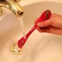 PINNE Face Mask Brush Applicator, Double-Ended Silicone Mask Beauty Tool, Soft Silicone Facial Mud Mask Brush