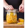 Yl Ly  Transparent Glass Sealed Jar Kitchen Glass Bottle Nut Jar Candy Jar Enzyme Jar Glass Jar Medium 750Ml