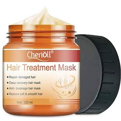 Hair Mask, Hair Treatment Mask, Hair Root Treatment, Hair Nourishing Mask, Restore Soft Hair, Deep Conditioner Suitable for Dry and Damaged Hair, Hair Tonic Keratin Hair & Scalp Treatment, 120g