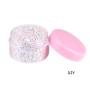 5Gram Cosmetic Containers 100pcs Tiny Makeup Sample Jaws with Pink lids