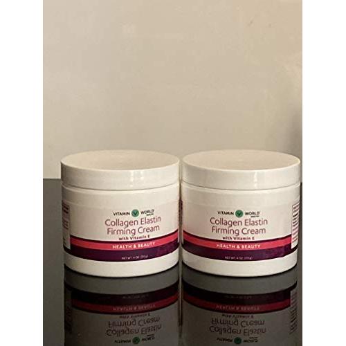 Collagen Elastin Firming Cream With Vitamin E 2 4 oz. (113 G) Jars