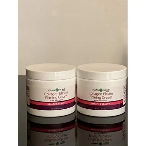 Kollagen-Elastin Straffendes Gesichtscreme mit Vitamin E, 283 ml (113 g) Glasbehälter