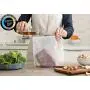 Stasher 100% Silicone Reusable Food Bag, Large 1/2 Gallon Storage and Sous vide Size, 10-inch (64.2-ounce), Clear Stasher 100% Silicone Reusable Food Bag, Large 1/2 Gallon Storage and Sous vide Size, 10-inch (64.2-ounce), Clear