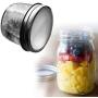 Mason Jar - 10pcs Leak Proof Sealing Food Grade Silicone Lids Inserts For Plastic Lids Mouth Lid Liner 70mm