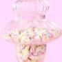 Glas-Süßigkeitenbehälter Groß, Kreativer Transparenter Lagerbehälter, Transparenter Süßigkeitenbehälter für Cookie-Buffets/Hochzeitsdekoration, Zuhause, 3,6L