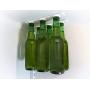 Refrigerator Organizer Bottle Holder & Jar Hanger Magnet Strips By DRAKS - Strong Neodymium Magnets - Fridge Bottle Space Saving Storage Loft - For Cans & Containers With Metal Lids & Tops - Pack Of 2