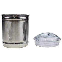 Stainless Steel Window Airtight Kitchen Coffee Canister Container Storage Holder