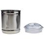 Stainless Steel Window Airtight Kitchen Coffee Canister Container Storage Holder