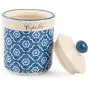 Galileo Casa Marrakech Onion Jar, Ceramic, Light Blue Galileo Casa Marrakech Onion Jar, Ceramic, Light Blue
