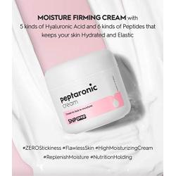 SNP PREP - Peptaronic Cream - Intensively Moisturizes & Firms for All Dry Skin Types - a Full Combination of Peptides & Hyaluronic Acids - 55ml - Best Gift Idea for Mom, Girlfriend, Wife, Her, Women