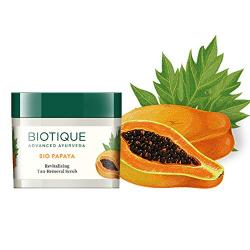 Biotique BIO PAPAYA Revitalizing Tan- Removal scrub 75gm/ 2.65 Fl.Oz. I For All Skin Type I Removing Dead Skin cells I Papaya Enriched Scrubber