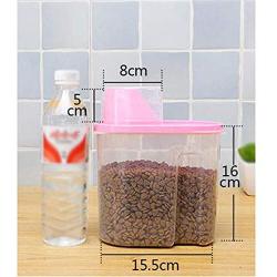 Multi-grain storage tank/kitchen food storage box/plastic food cans grain storage tank 4 sets