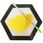SZBS A Set Silicone Container Hexagon Mat 17ml Container Heart-Shape Container Wax Oil Container Concentrate Storage Containers Wax Silicone Jar With A Metal Rod (Black, 1) SZBS A Set Silicone Container Hexagon Mat 17ml Container Heart-Shape Container Wax Oil Container Concentrate Storage Containers Wax Silicone Jar With A Metal Rod (Black, 1)