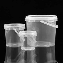 Artibetter 15PC Slime Storage Containers with Lids and Handle, Leakproof Clear Plastic Storage Slime (Spoon-Colored Random)