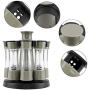 8 Pcs/Set Combination Plastic Seasoning Jar, Spice Bottle Jar Cruet Salt Pepper Storage Organizer Kitchen Tool