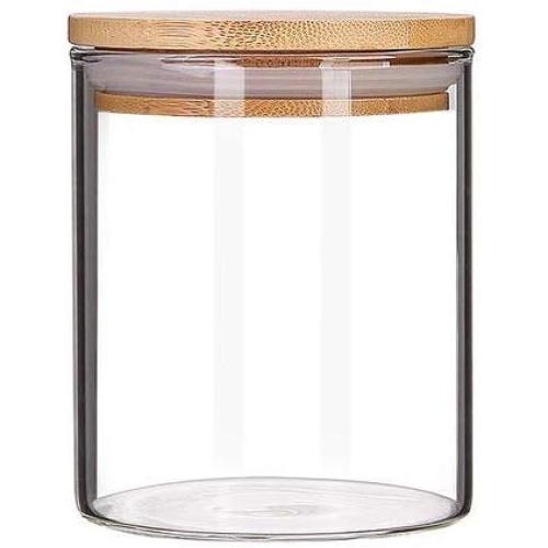 Creative Transparent Glass Kitchen Spice Jar Three-piece Seasoning Storage Tank Seasoning bottles Dispensing Bottle Box Salt