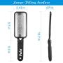 Colossal Pedicure Rasp Foot File, Professional Foot Care Pedicure Stainless Steel File to Removes Hard Skin, Can Be Used On Both Dry and Wet Feet