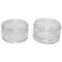 Transparente Klarsicht Make-up 3-stufige Kunststoffbehälter 3 Größen (3 Sets)