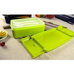 Bento Lunch Box Thermal Single Layer Portable Food Storage Box for Officers