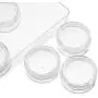 Bouteilles en plastique transparentes rondes 12 pièces avec couvercle à vis, accessoires et outil de stockage. Bouteilles en plastique transparentes rondes 12 pièces avec couvercle à vis, accessoires et outil de stockage.